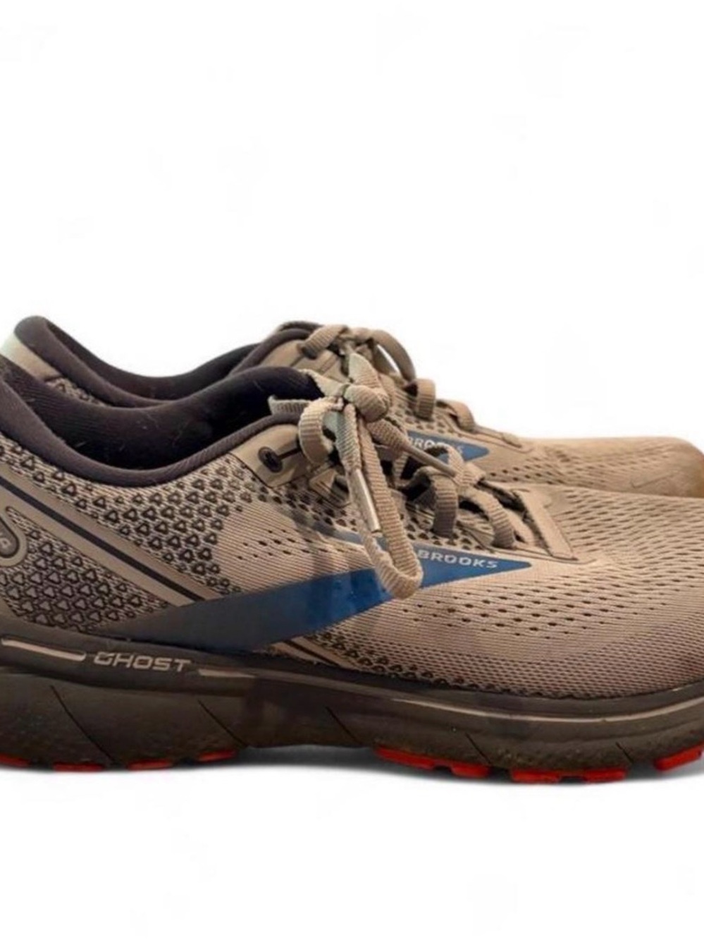 Brooks Ghost 14 Men's Size 11.5 D Gray Blue Running Shoes Athletic Sneakers